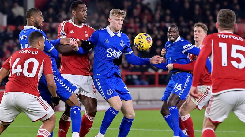 Phong Độ Gần Đây Của Everton vs Nottingham Forest