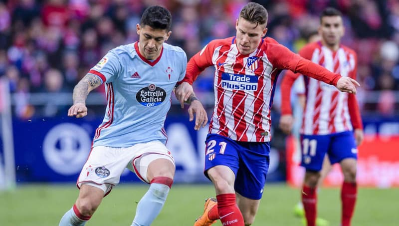 Thành Tích Đối Đầu Giữa Atletico Madrid vs Celta Vigo